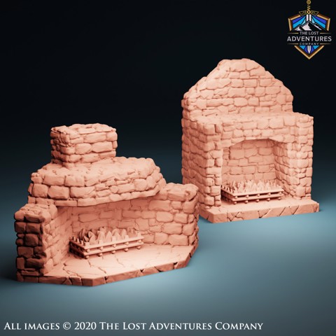 Image of Fireplaces (Set of 2)