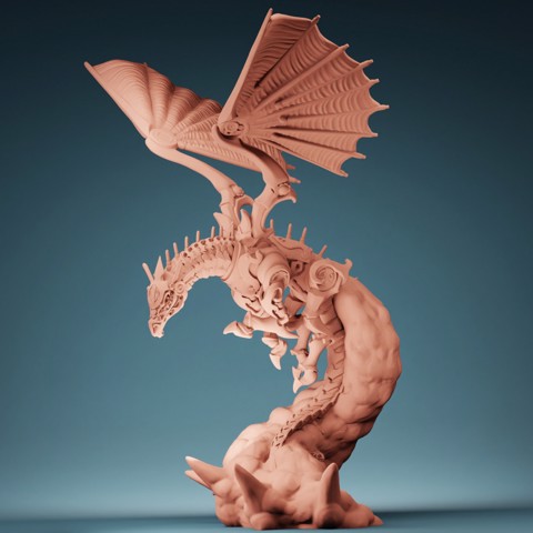 Image of Clockwork Dragon (Alternate Pose)