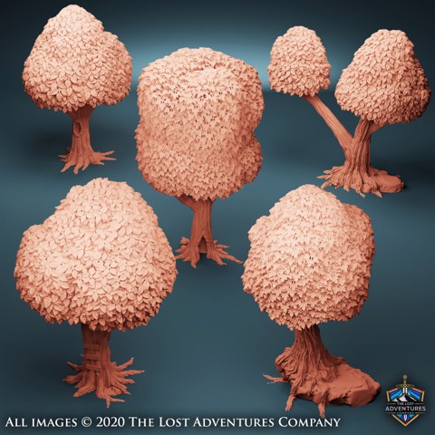 Image of Trees (Set of 5)