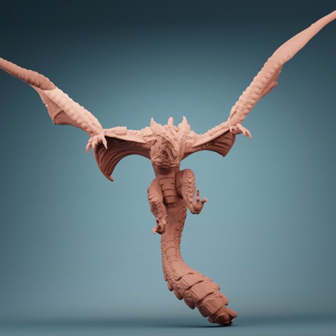 Image of Armored Guardian Dragon (Alternate Pose)