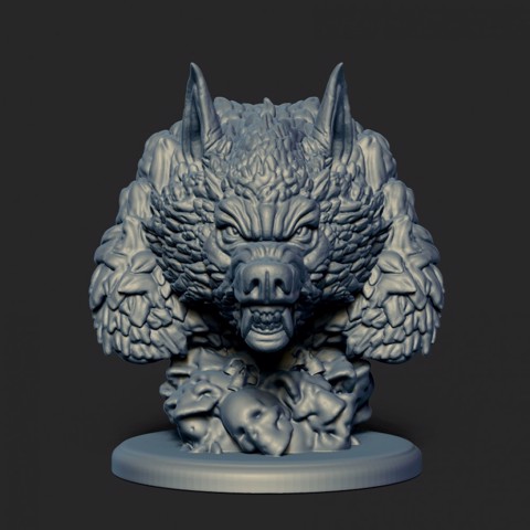 Image of Werewolf bust