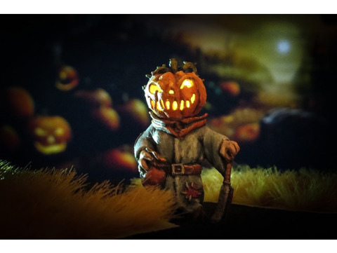 Image of Pumpkin Head (Halloween)