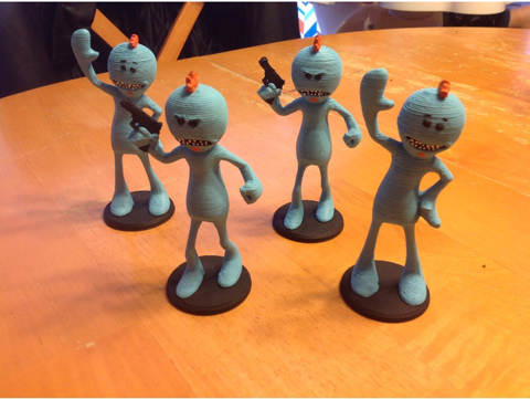 Image of Mr. Meeseeks - New & Old - RICK AND MORTY