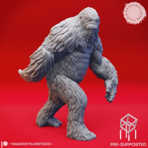 Image of Sasquatch  - Tabletop Miniature (Pre-Supported)