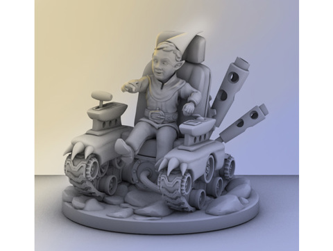 Image of Gnome Artificer - Tabletop Miniature