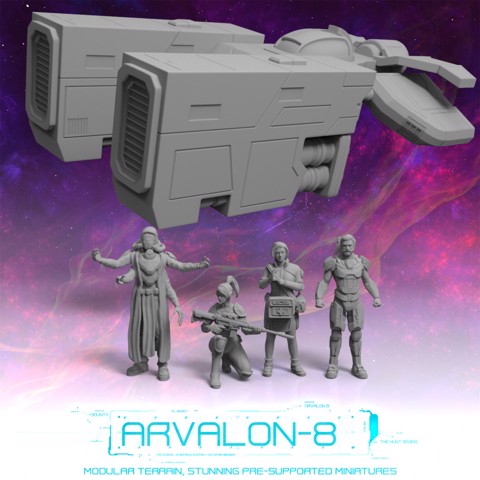 Image of Arvalon-8 (Unreleased) Crew 11 and The V65 Starfyre