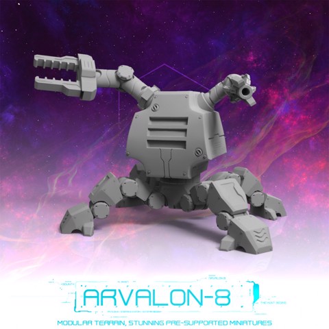 Image of Arvalon 8 Crews: Crew 9-2 Breacher Bot V5 The Spider