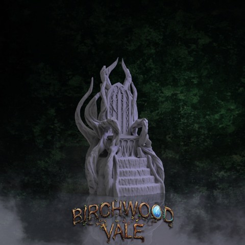 Image of Birchwood Vale Woodland Realm Throne