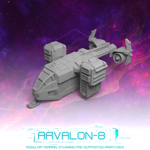 Image of Arvalon-8 Space Fleet: The Mako V2