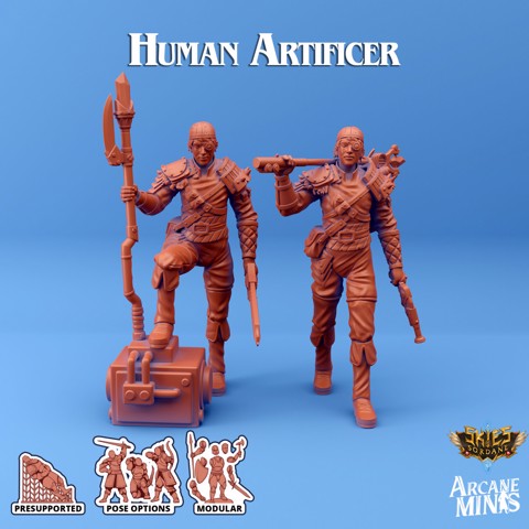 Image of Human Artificer - Scrapper Pirates