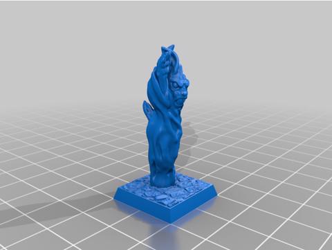 Image of Bunny ghost 28mm (Supportless, FDM friendly)