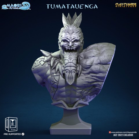 Image of Tumatauenga Bust