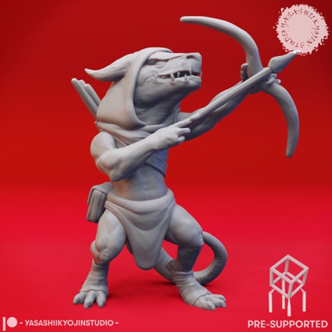 Image of Kobold Archer - Tabletop Miniature (Pre-Supported)