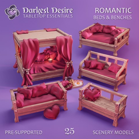 Image of Romantic Beds & Benches