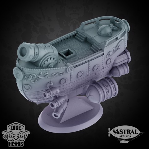 Image of Artificer Dreadnought Astral Ship (miniature version)