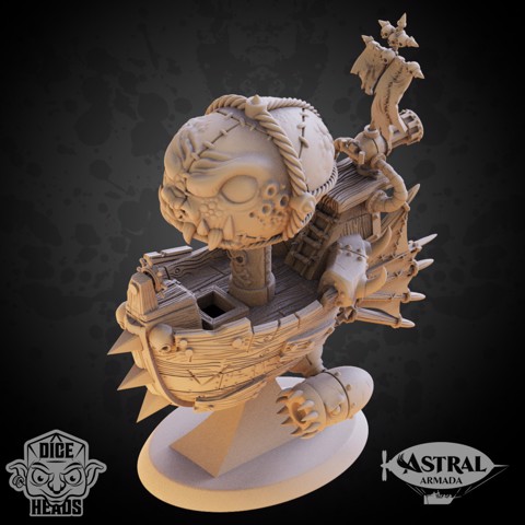 Image of Goblin Attack Skiff Astral Ship (Large Version)