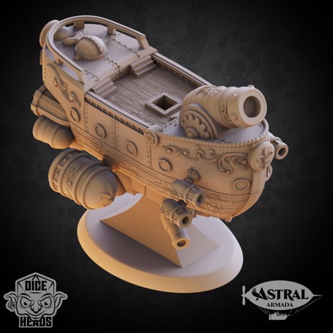 Image of Artificer Dreadnought Astral Ship (Large Version)