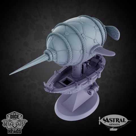 Image of Guild Skiff Astral Ship (miniature version)