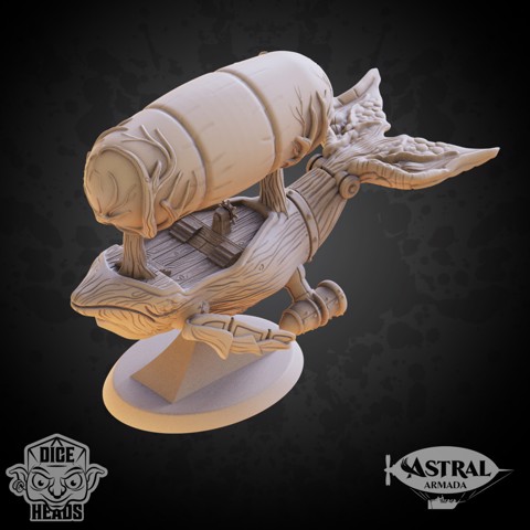 Image of Living Ship Astral Vessel (Large Version)