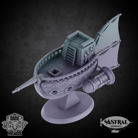 Image of Trade Skiff Astral Ship (miniature version)
