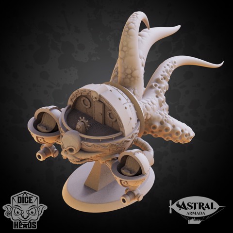 Image of Tentacle Pod Astral Ship (Large Version)