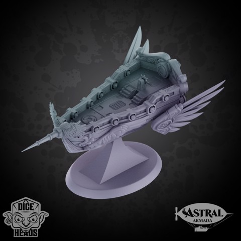 Image of Winged Frigate Astral Ship (miniature version)
