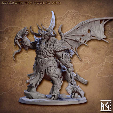 Image of Astaroth the Soulforged - The Demon King Spawn Epic Boss