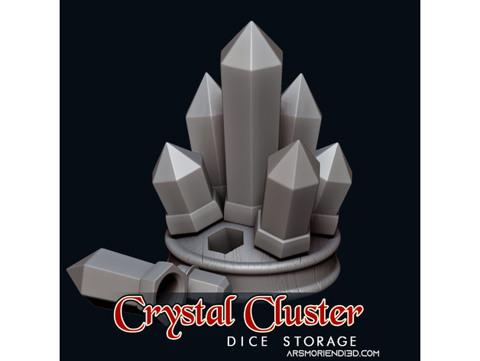 Image of Crystal Cluster - Dice Storage