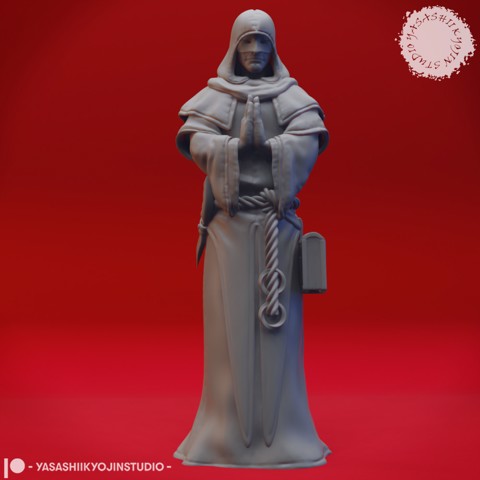 Image of Praying Cultist - Tabletop Miniature