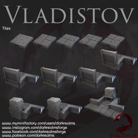 Image of Dark Realms - Vladistov - Dungeon Tiles