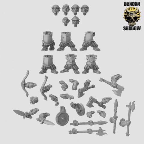 Image of Halfling Multipart Kit (pre supported)