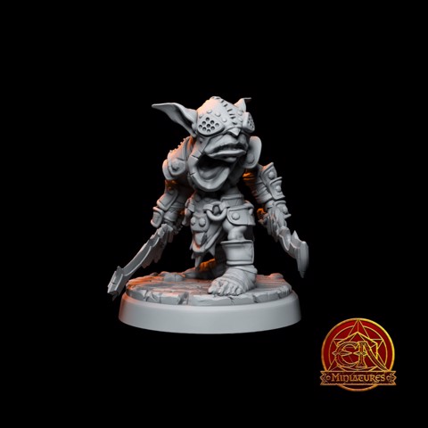 Image of Cutter - Goblin Shadowdancer (Pumpkin head version)