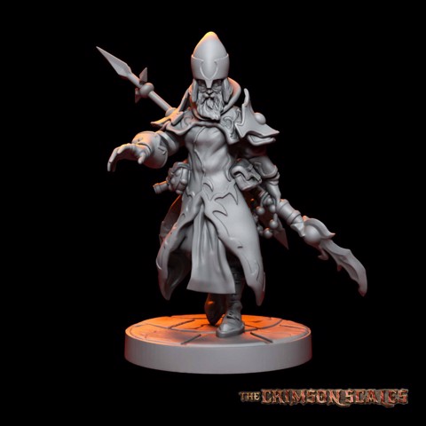 Image of Human Heriophant - Crimson Scales Gloomhaven Fanmade Expansion