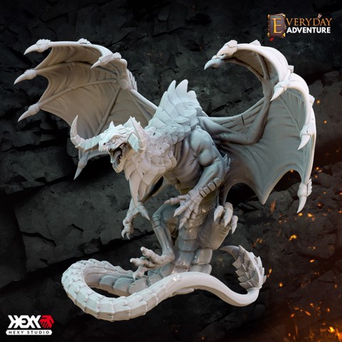 Image of Hexxar, Blue Dragon