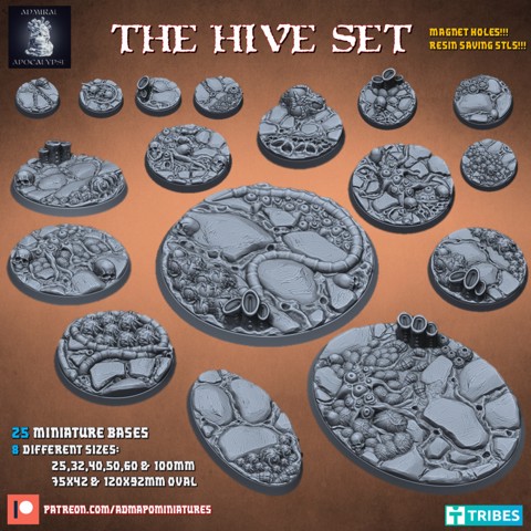 Image of The Hive Set Bases (Pre-supported)