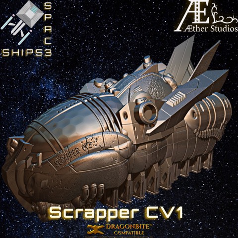 Image of AESSHP1 - Scrapper Spaceship