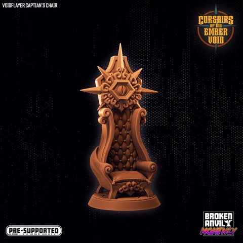 Image of Corsairs of the Ember Void - Voidflayer Captain's Chair