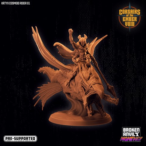 Image of Corsairs of the Ember Void - Krtyx Cosmoid Rider 01