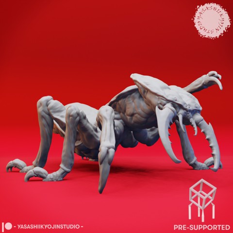 Image of Crawling Formicid - Tabletop Miniature (Pre-Supported)