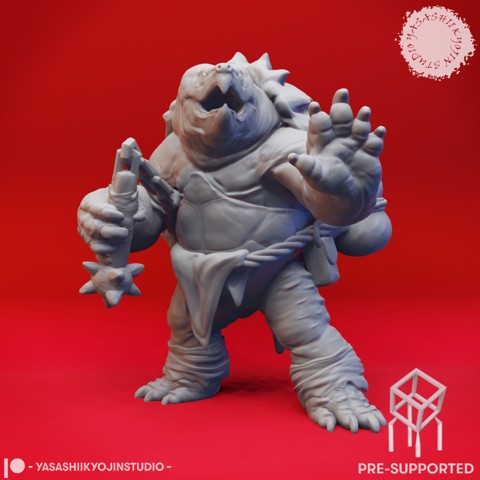 Image of Nunchuck Tortle - Tabletop Miniatures (Pre-Supported)