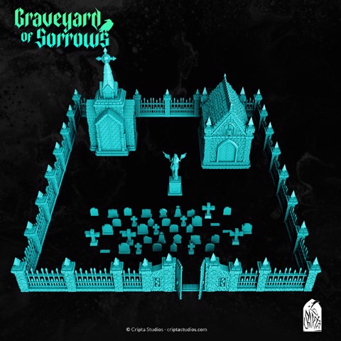Image of Cemetery - Prop | Graveyard of Sorrows