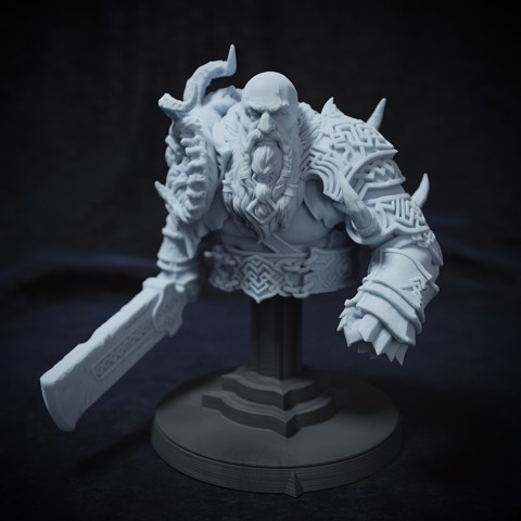 Image of Brathur Stonefist - Hero Bust | Ravenhold