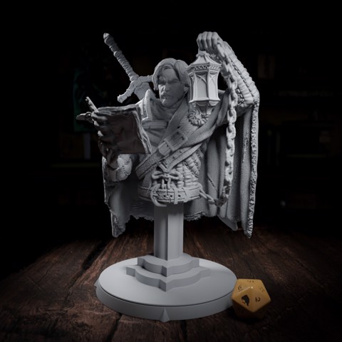 Image of Bartolomeu Aulos - Hero Bust | The Call of the Necromancer
