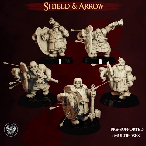 Image of Shield & Arrow - Dwarven Army