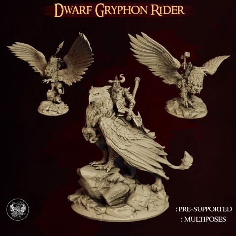 Image of Dwarf Gryphon Rider