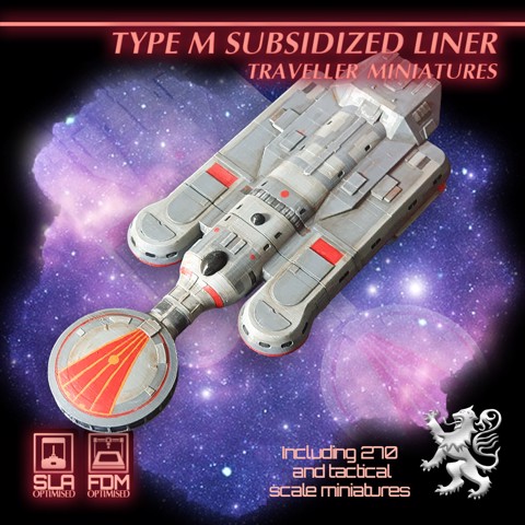 Image of Type M Subsidized Liner Traveller Miniatures