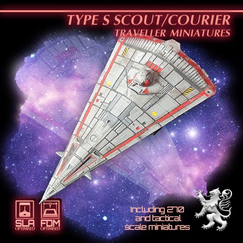 Image of Type S Scout Courier Traveller Miniatures