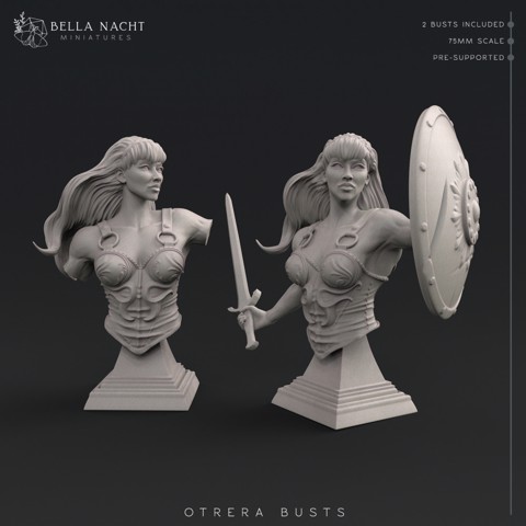 Image of Otrera Busts | 75mm | PreSupported