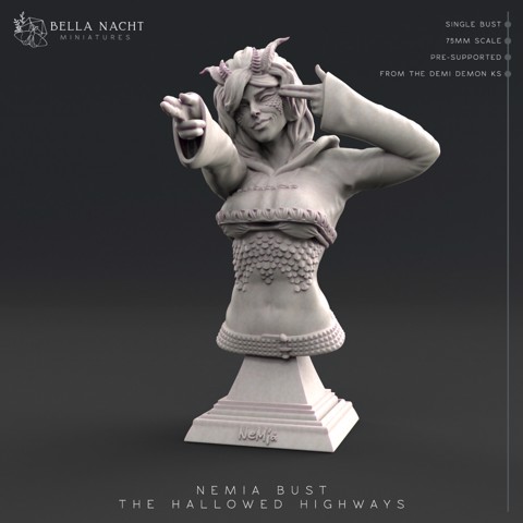 Image of Nemia Bust | The Hallowed Highways