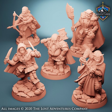 Image of Bandit Gang (Set of 5) (Pre-Supported)